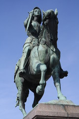 Fototapeta na wymiar Pomnik Joanny d'Arc, Orlean