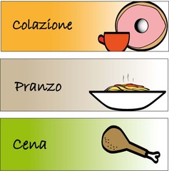 colazione pranzo cena