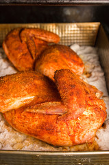 Salt-baked chicken