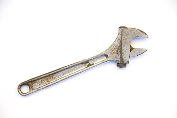 llave inglesa oxidada