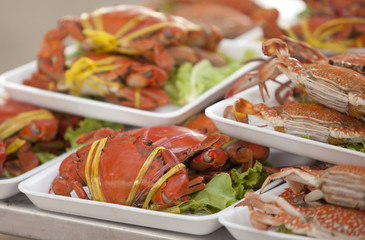 Roasted crab