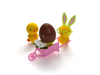 P&acirc;ques Poussins Brouette