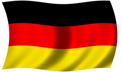 German flag waving