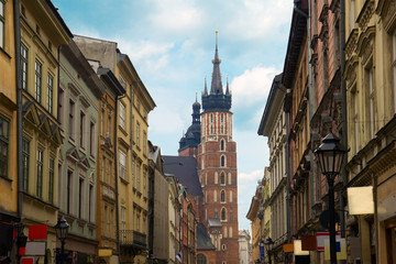 Florianska street, Krakow, Poland