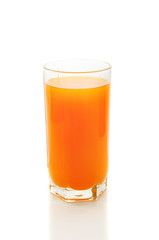 Glass with multifruit juice