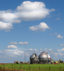 Gas storage tanks