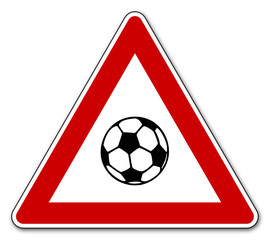 fußball football schild sign © moonrun