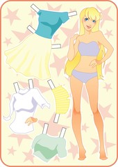 Alice Paper Doll