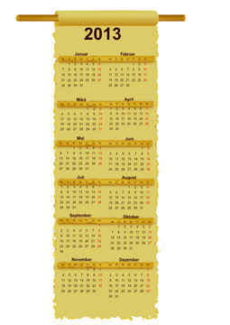 kalender 2013