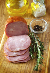 ham with rosemary