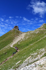 Fototapeta na wymiar Trentino - Dolomiti, Passo Selle