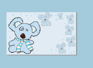 toy teddy bear. vector