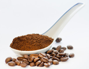 ground coffee