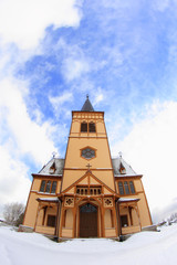 Fototapeta na wymiar Lofoten jest katedra