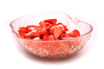 Erdbeeren gezuckert