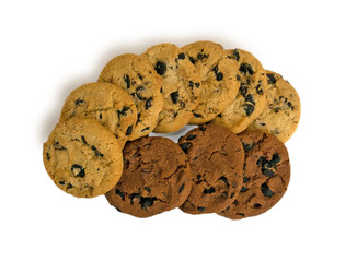 shortbread cookies with chocolate chip