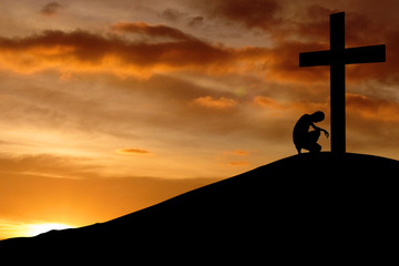 Christian background - Confession © Creativa Images