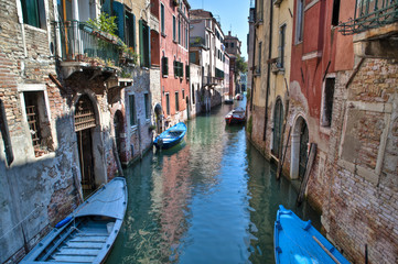 Fototapeta na wymiar Canal, Venice Italy