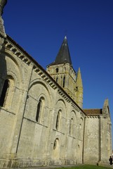 Fototapeta na wymiar Eglise romane d'Aulnay de Saintonge