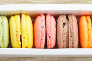 macaroons in box