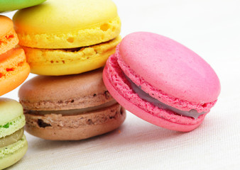 Colorful macaroons