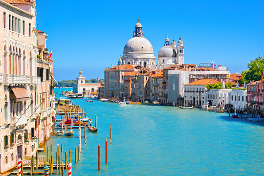 Fototapeta Famous Canal Grande in Venice, Italy