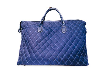 Elegant woman bag on white