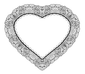 Heart lace