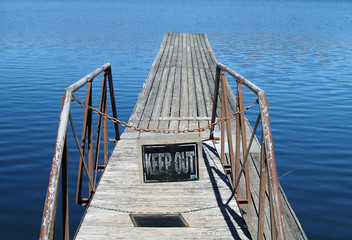 keep out of the water 