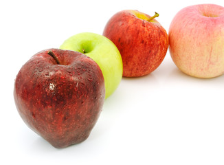 apple isolated on white