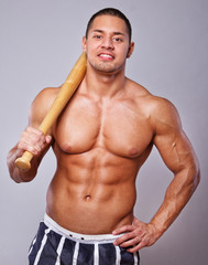 Fototapeta premium Image of baseball player