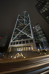 Fototapeta na wymiar City Night of Hong Kong