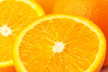 Fototapeten Gesundes Essen mit schöner Orange © Vasilev Evgenii