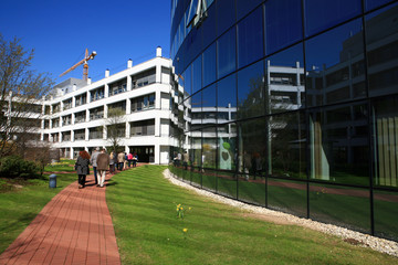 moderne Büroarchitektur im Prinzenpark