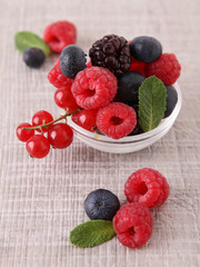 assortment of berries © M.studio