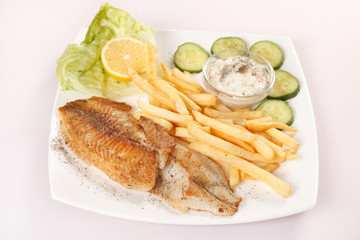 fish with french fries