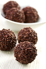 chocolate truffles