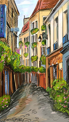 Rue de Paris - illustration
