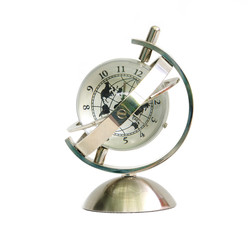 Global model clock on white isolated