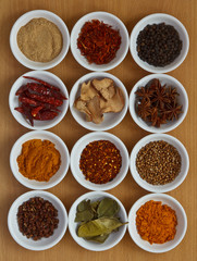 Collection of spices.