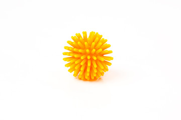 Orange spiked ball