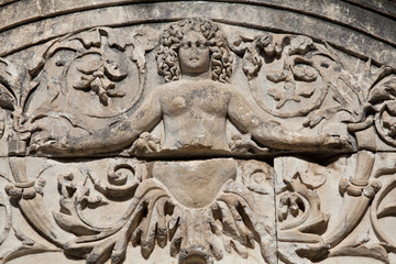 Medus detail of Hadrian's Temple, Ephesus