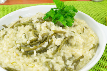 risotto agli asparagi selvatici