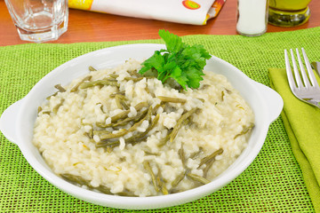risotto agli asparagi selvatici