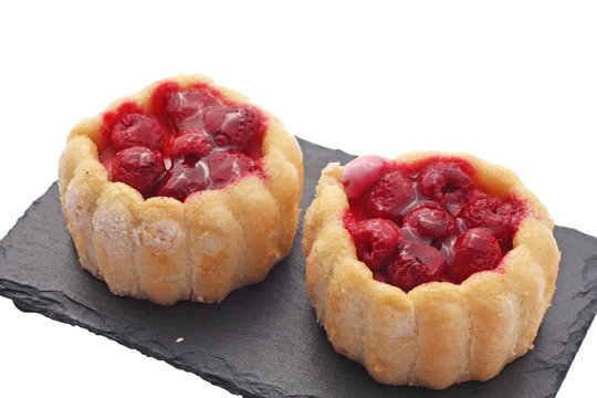 Minis charlottes aux framboises