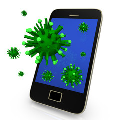 Virus On Smartphone
