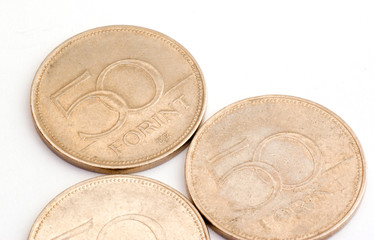 50 forint coins
