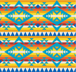 Bright coloured seamless pattern