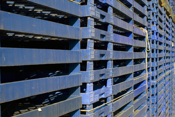 cajas de campo sucias en cooperativa