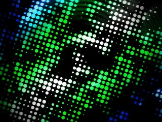 Abstract disco poster background